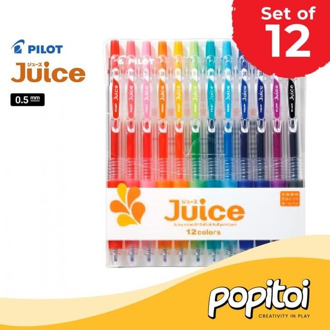 

Tersedia Pilot Juice Gel Pen Classic Dull Metallic Neon Set 6C/12C Pulpen Warna Warni