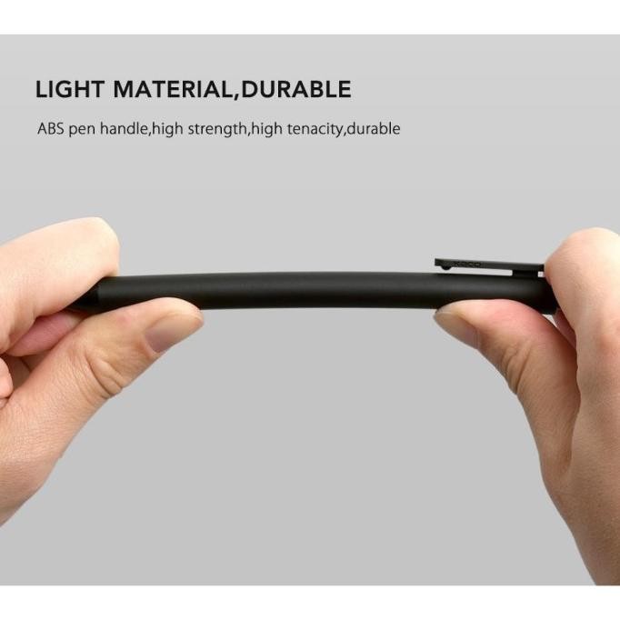 

Tersedia Pen Pena Pulpen Bolpoin Kantor Hasil Halus 0.5Mm 10 Pcs - Black