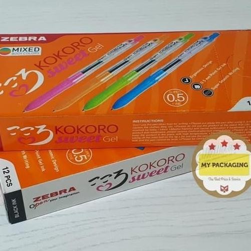 

Tersedia Pulpen Kokoro Zebra 1Pack Isi 12