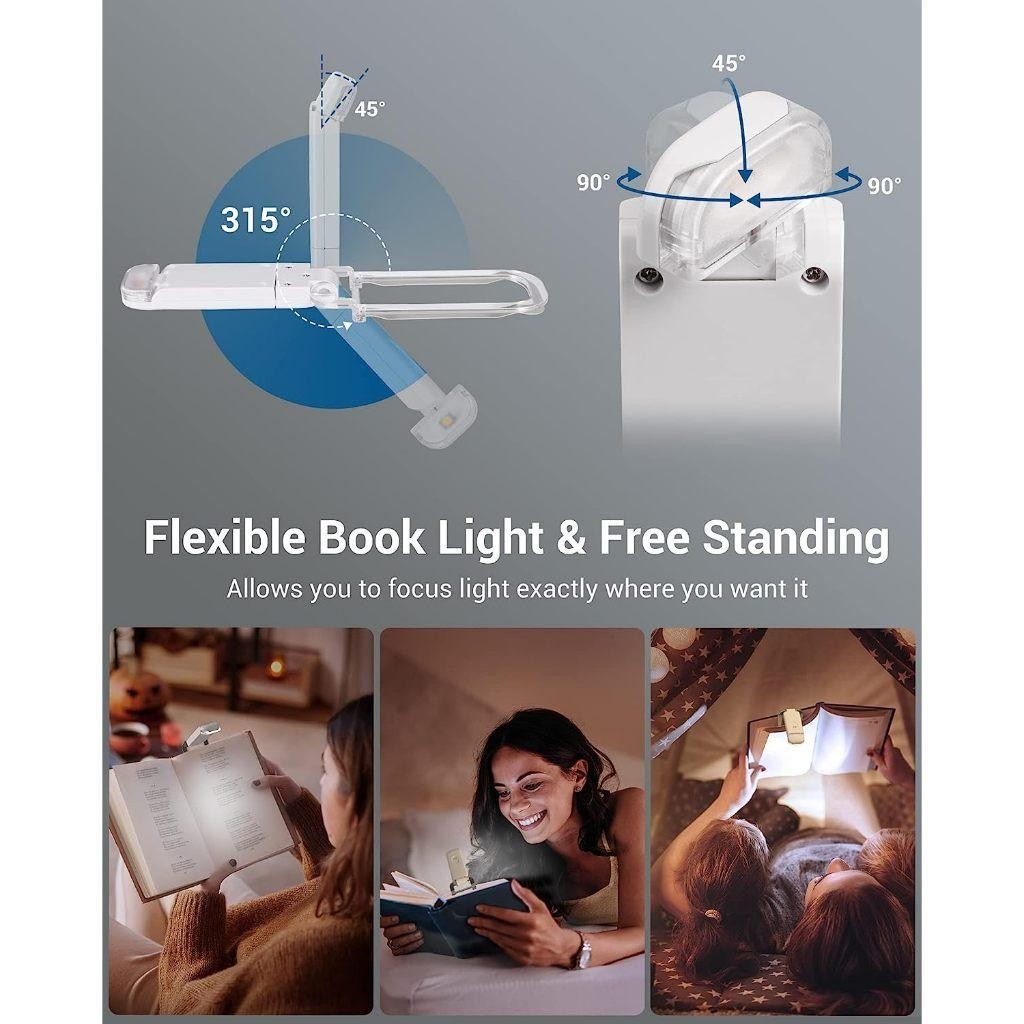 Lampu Baca Led 9 Warna Portabel Reading Lampu Belajar Aesthetic Mini Usb