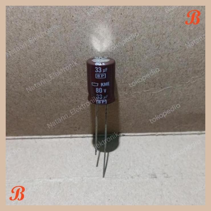 [MRD] 5930 KAPASITOR ELCO BP BIPOLAR NONPOLAR BI NON POLAR 33UF 33 UF 80V