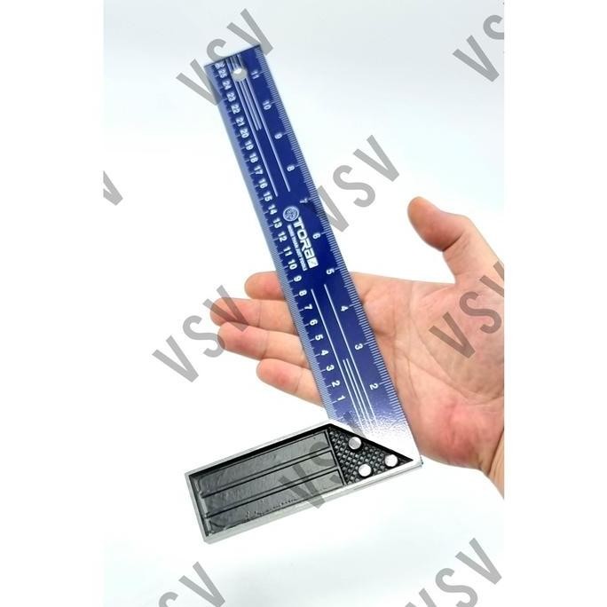 

siap kirim siku tukang 12" / carpenter square / penggaris siku 30cm tora