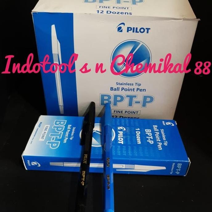

Tersedia Pulpen Bpt-P Pilot / Ball Point Pen Pilot Harga Untuk 1 Lusin (12Pc)