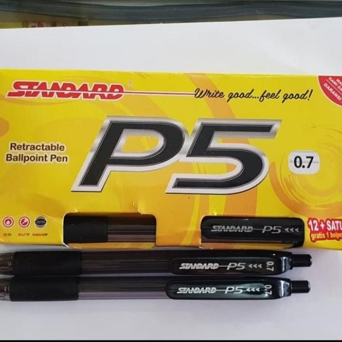 

Tersedia Pulpen Standart P5 0,7Hitam