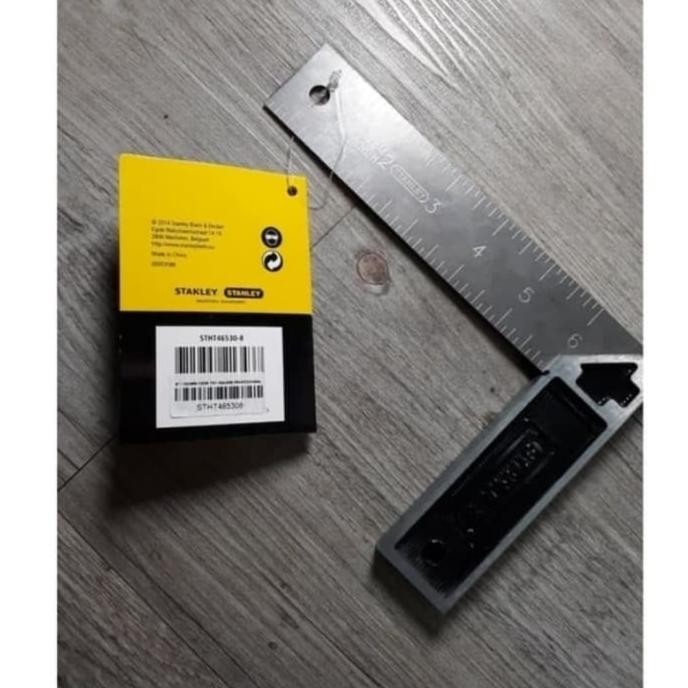 

siap kirim stanley penggaris siku tukang 6" / 152 mm mistar try square