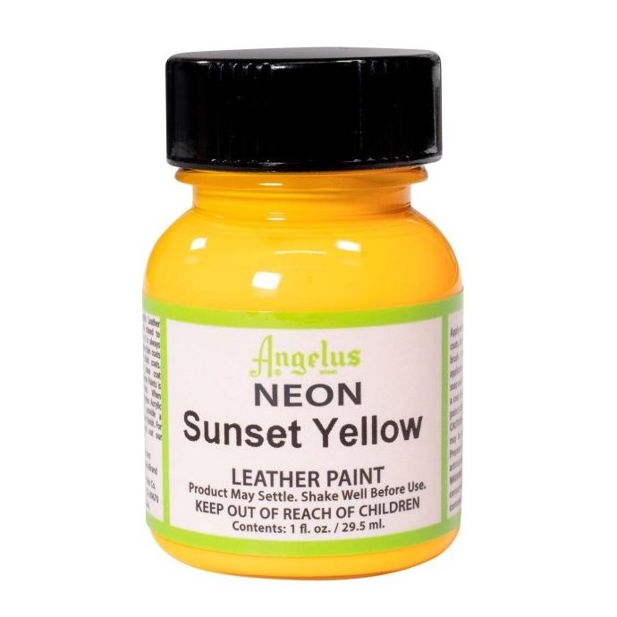 

Angelus Neon Sunset Yellow Leather Paint Cat Bahan Kulit 1 Oz 29ML USA