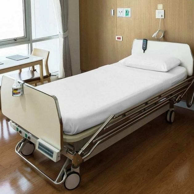 Sprei Rumah sakit Polos putih bahan microtex Sprei klinik