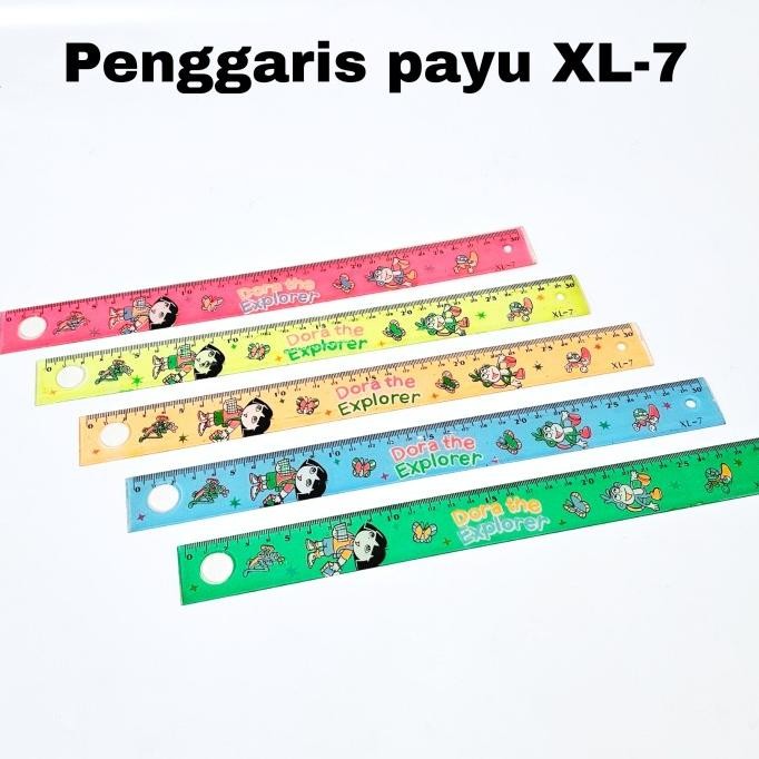 

siap kirim mj2 penggaris payu fancy 30cm sticker / penggaris segitiga / ruler