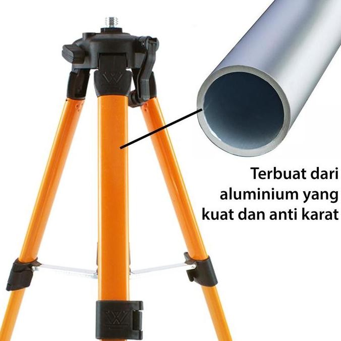 

ALLEFIX Tripod Laser Level Panjang 1 Meter dengan Tripod Lipat Tinggi 1m