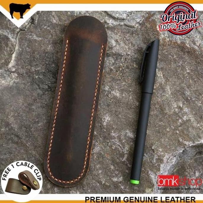 

Tersedia Tempat Pensil Dan Tempat Pulpen Kulit Asli Crazy Horse Vintage Handmad