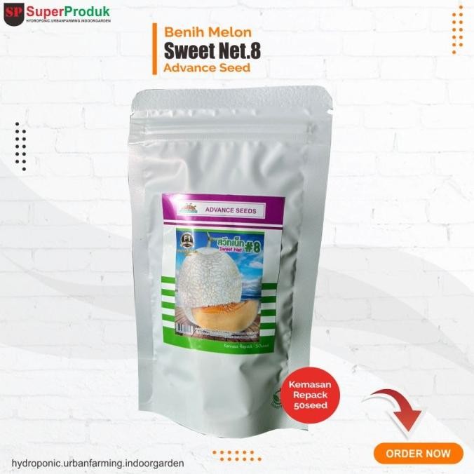 Benih Melon Sweet Net.8 kemasan repack
