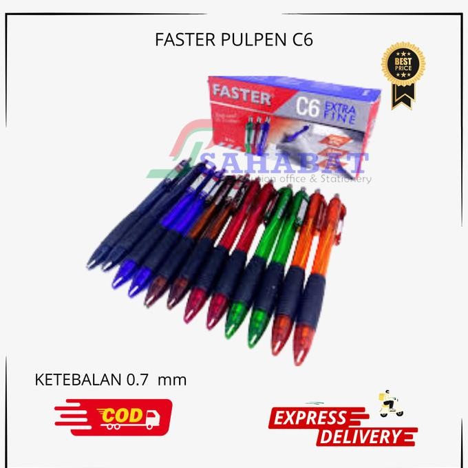 

Tersedia Faster Pen C6 / Faster Pen Murah / Pulpen Murah