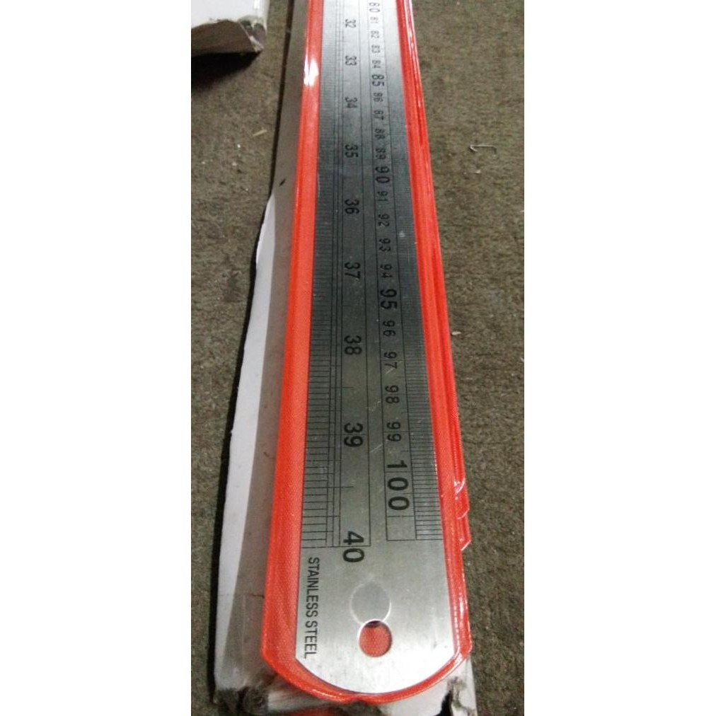 

siap kirim penggaris stenliss steel100 cm