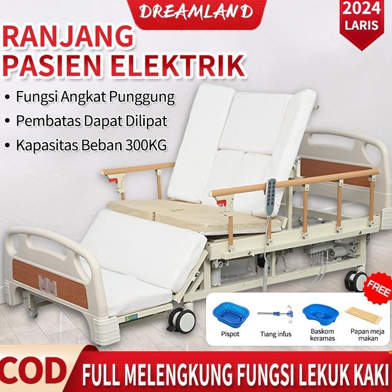 Bed Pasien Rumah Sakit Ranjang Electric Remote Tempat Tidur Rumah Sakit - Ranjang Medis