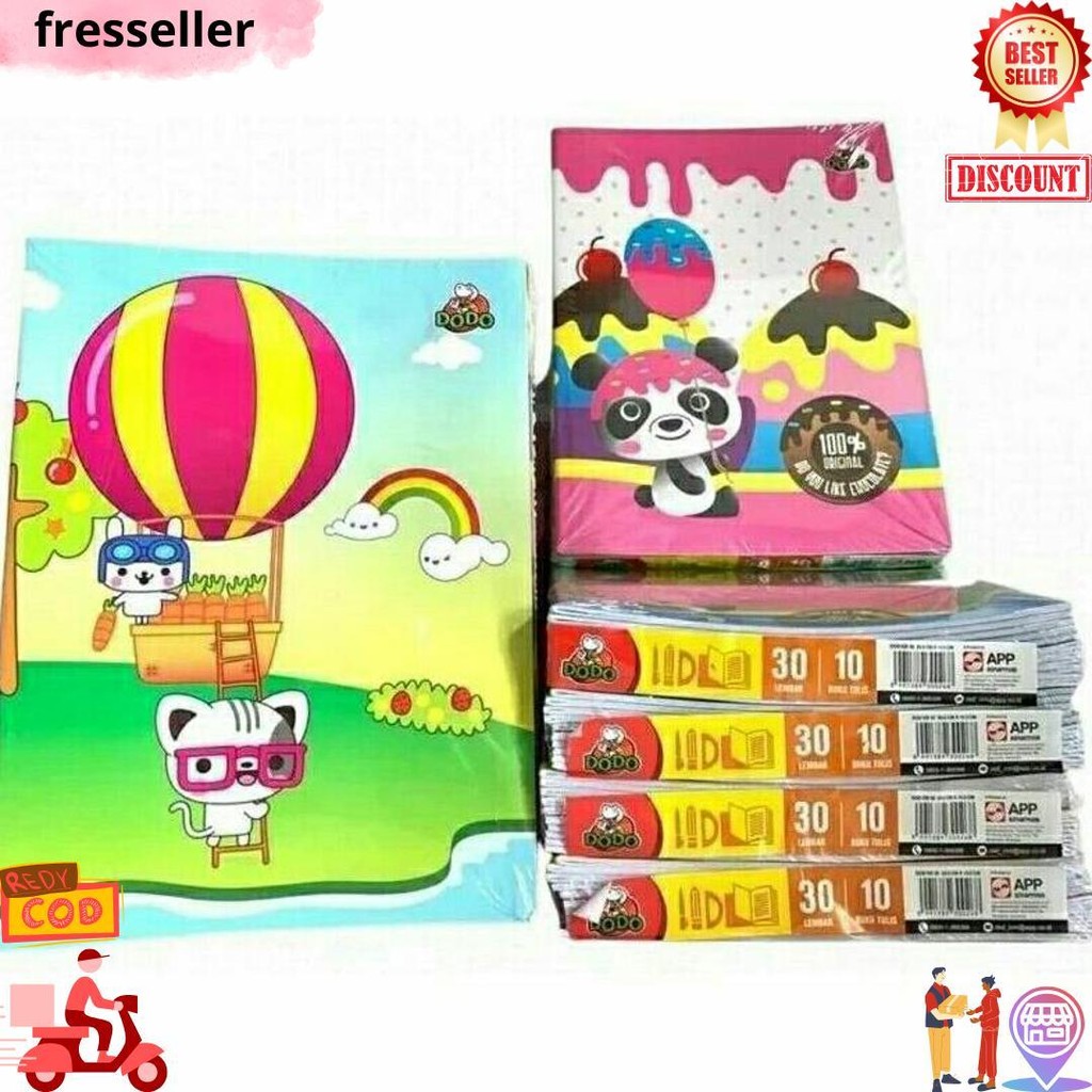 

Buku Tulis Sidu Dodo 30 Lembar(10Pcs) D Gratis Ongkir