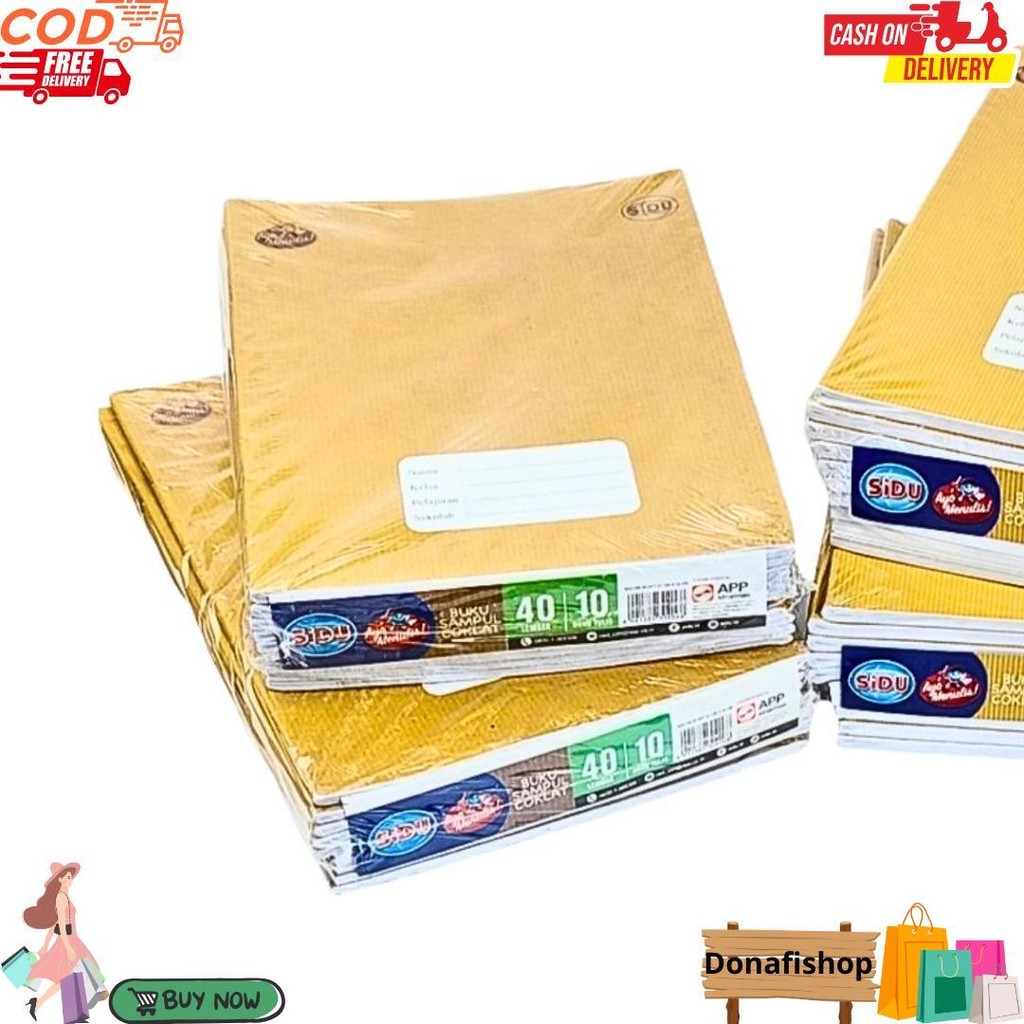 

Tbmo (New) Buku Tulis Sinar Dunia Sidu Kraft 40 Lembar (1 Pack Isi 10 Buku) D Terlaris