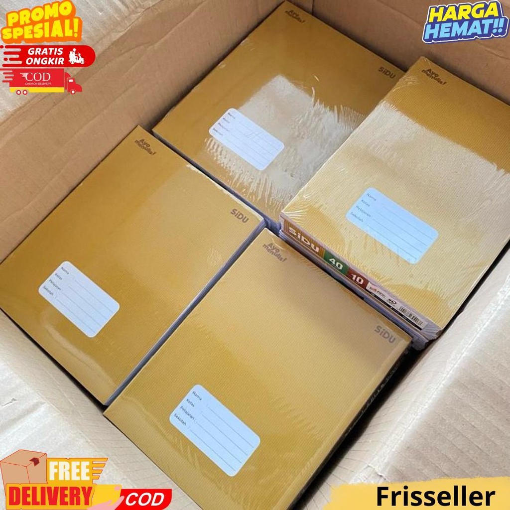 

Buku Tulis Sidu Kraft 40 Dan 60 / Pack Isi 10 Buku D Promo 4.4
