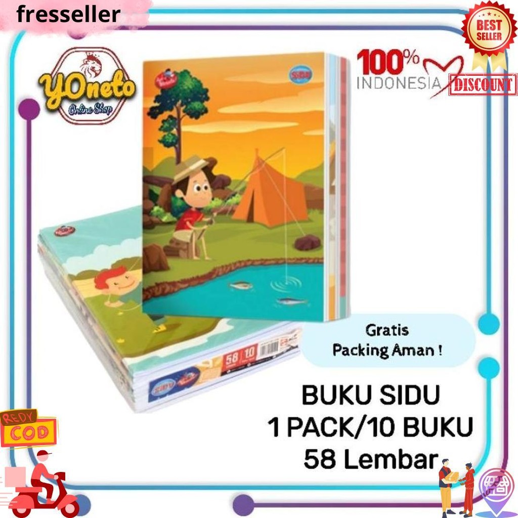 

Buku Tulis Sidu 58 (1Pack 10 Buku) D Promo 4.4