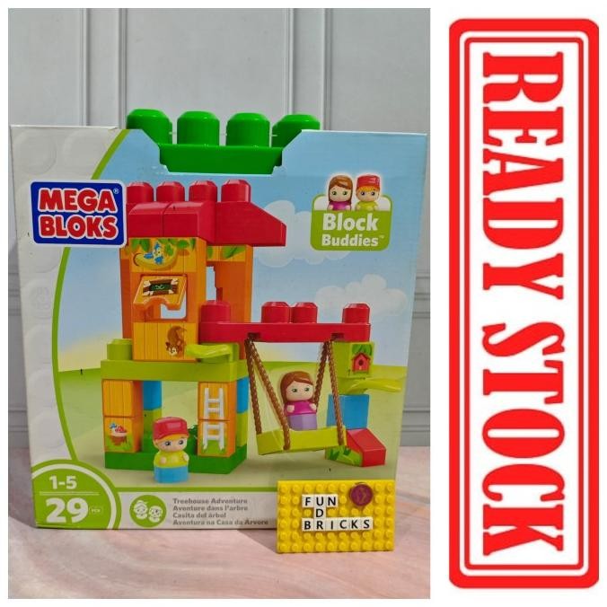 Mega Bloks Treehouse Adventure Mainan Balok Anak