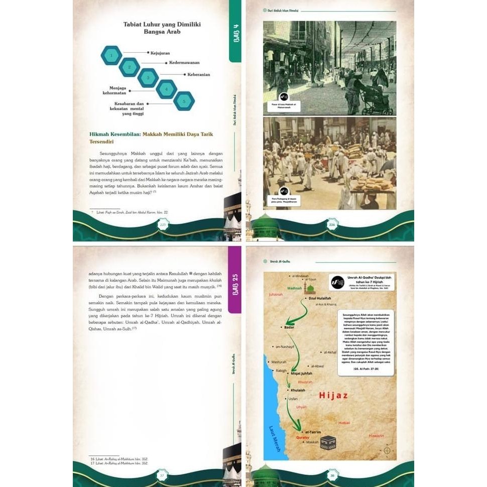 Sirah Nabawiyah KOMPLIT 1 Set Isi 6 JILID Full Color Firanda Andirja murah