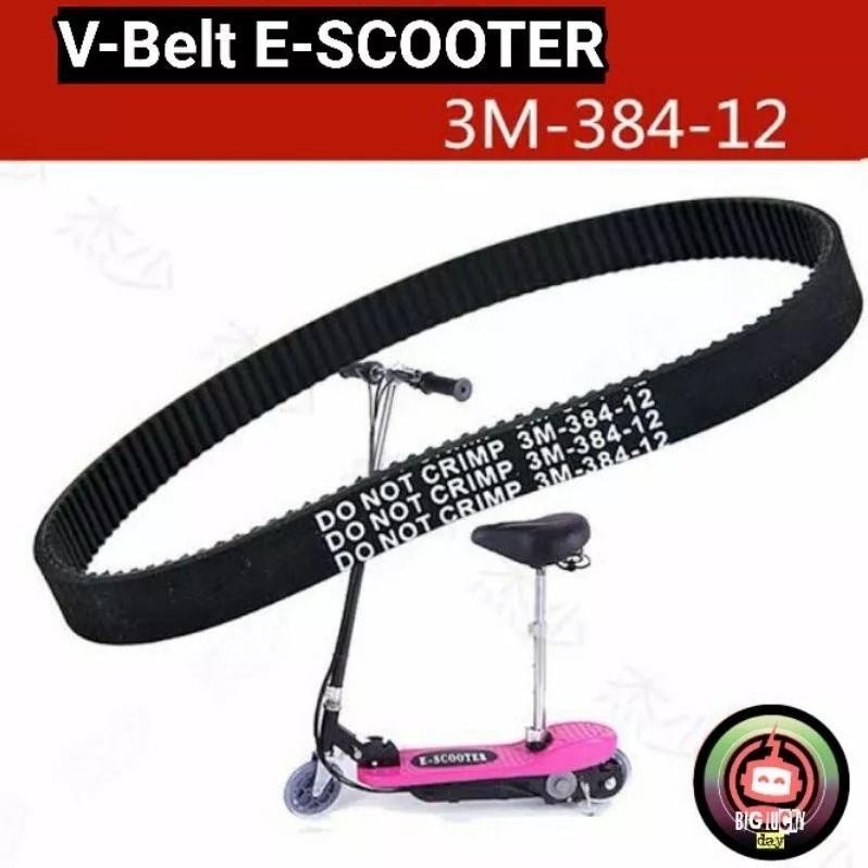 Premium V-Belt E-Scooter 3M-384-12 Penbel Skuter Elektrik Htd 3M 384 12 Do Not Crimp 3M-384 Penbelt 
