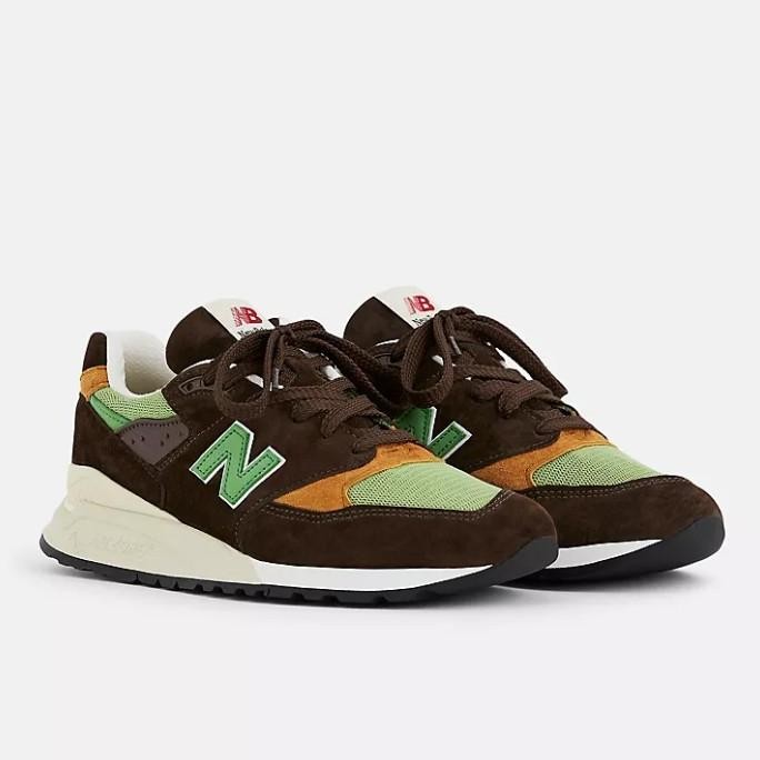new  NB 998 Teddy Santis Made In USA Brown/Green U998BG ORIGINAL 100% murah