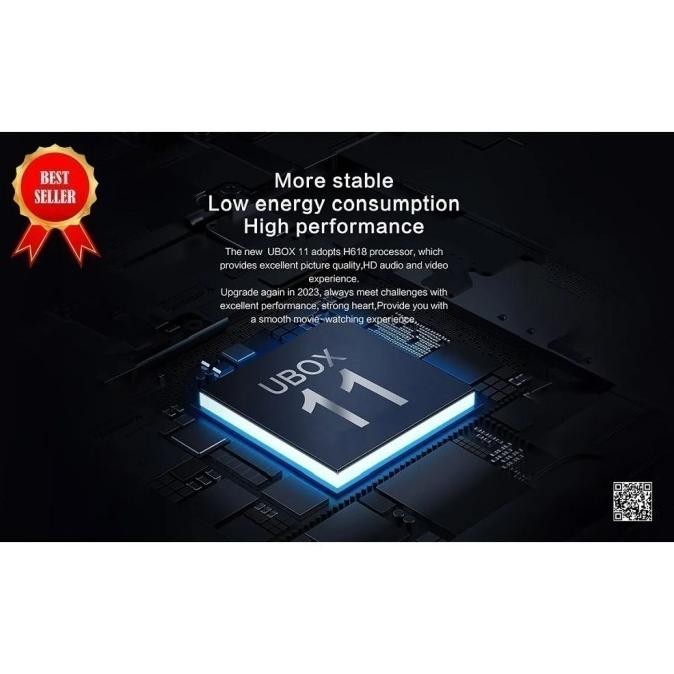 UNBLOCK TECH UBOX 11 PRO MAX - Android 12 TV Box - RAM 4GB ROM 64GB