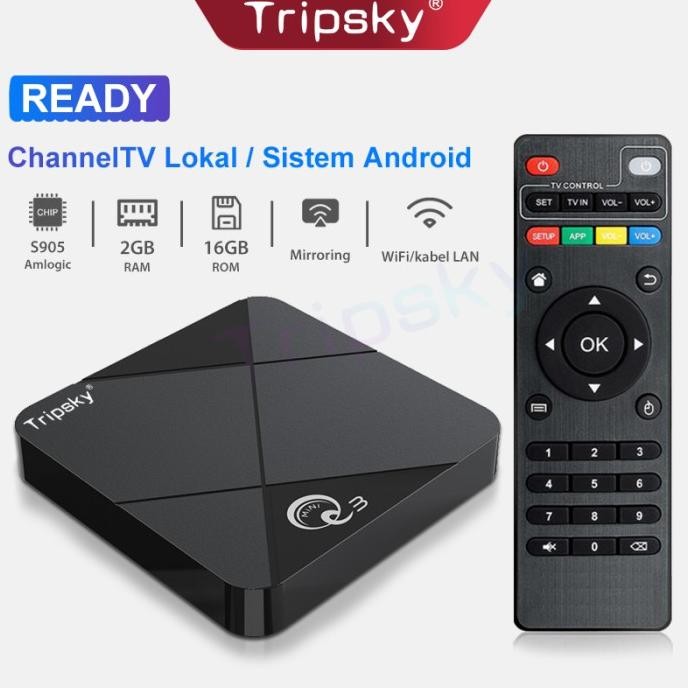 Android Tv Box RAM2+16GB Android9 Smart tv box2.4G WIFI Unlock Top Box