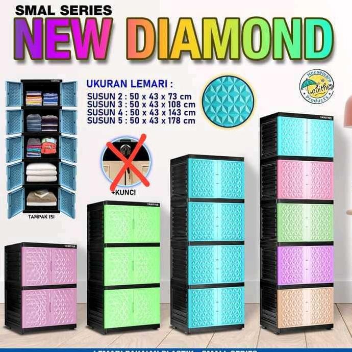 [TABITHA] - Lemari Pakaian Plastik Merk Tabitha / Lemari Murah / Lemari Serbaguna