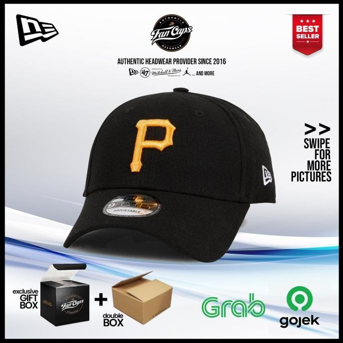 Pittsburgh Pirates 9FORTY Cap - Black | Topi New Era