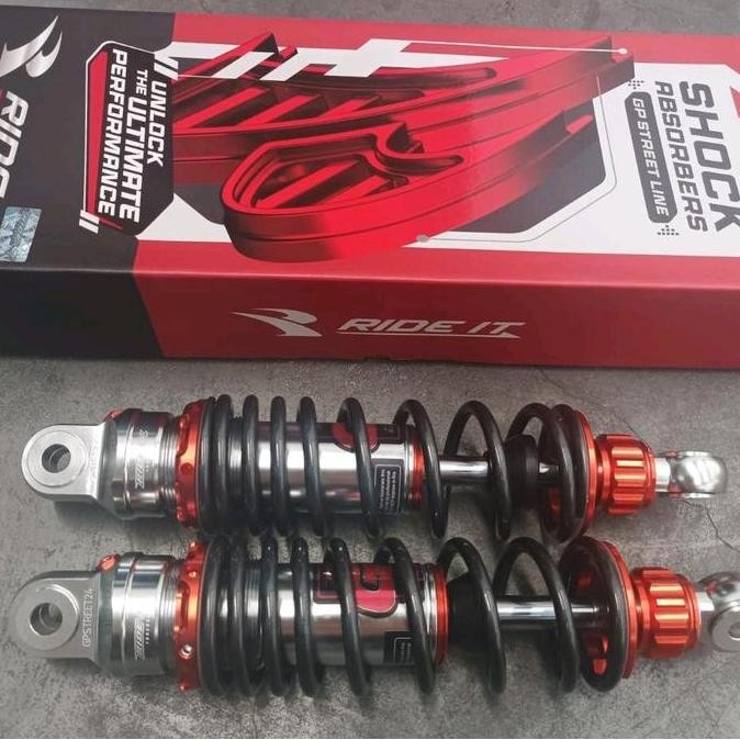 Shockbreaker Shock Ride it GP Stret Line Uk 280 , 320, 340 mm Klik Fungsi REBOUND Bawah   SHOCK GP 9