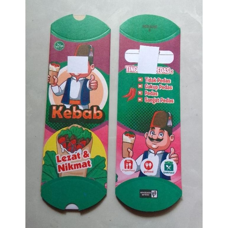 

re-65 rg-4 Promo dus kebab isi 100 lembar // wadah kebab isi 100 lembar // kemasan kebab isi 100 lembar Premium Premium