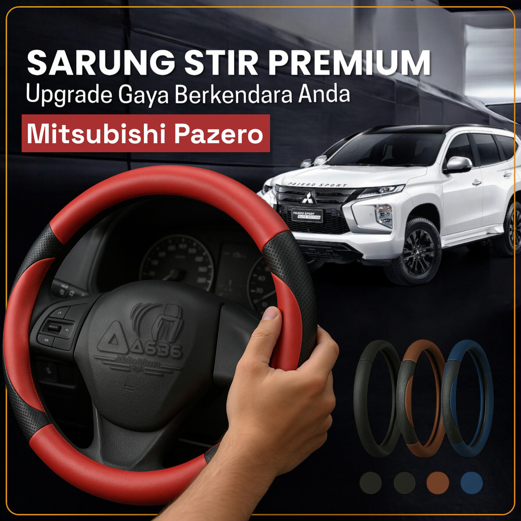 Sarung Stir Mobil Mitaubishi Pajero, Cover Stir Mobil Pajero Sarung Stir Minibus