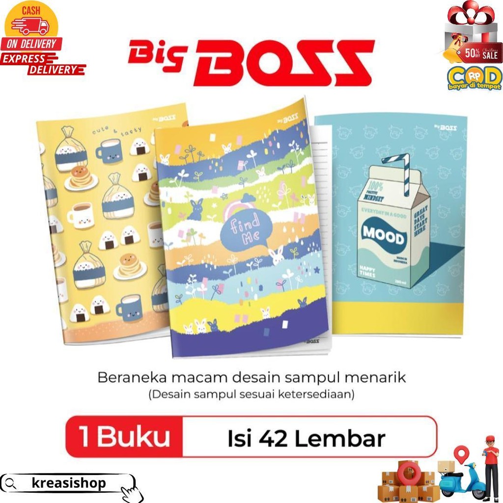 

Bigboss Buku Tulis 42 Lembar - Bbo Eb 42 D Termurah