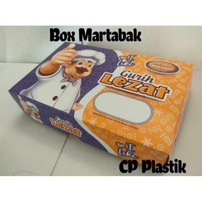 

Box Martabak | Dus Martabak Uk. 21x13,5 (isi +/- 100 pcs)