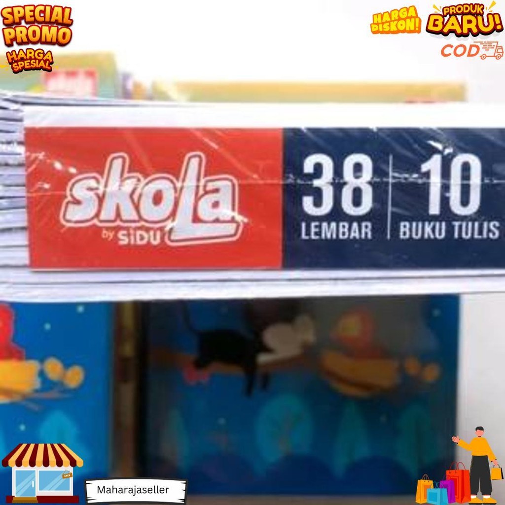 

Buku Tulis 38 Lembar Garis A5 Skola By Sidu Notebook Skola By Sinar Dunia Buku Tulis Anak Sekolah Pack [10Pcs] D Cod