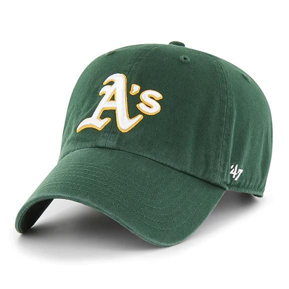 Topi 47 nd Clean Up Oakland Athletics Green White Yellow