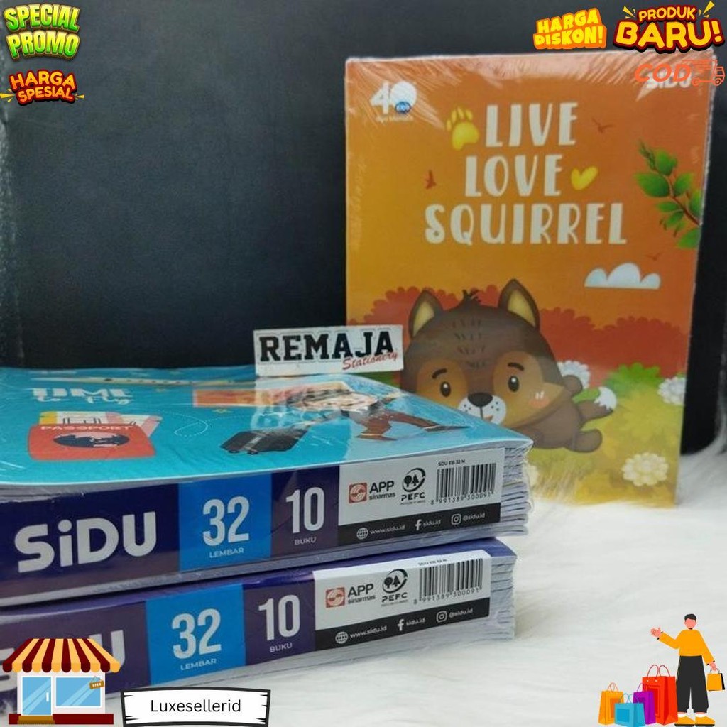 

Buku Tulis Sidu 32 & Sidu 38 ( Khusus Isi 38 Free Stiker Nama 10 Pcs ) D Terlaris