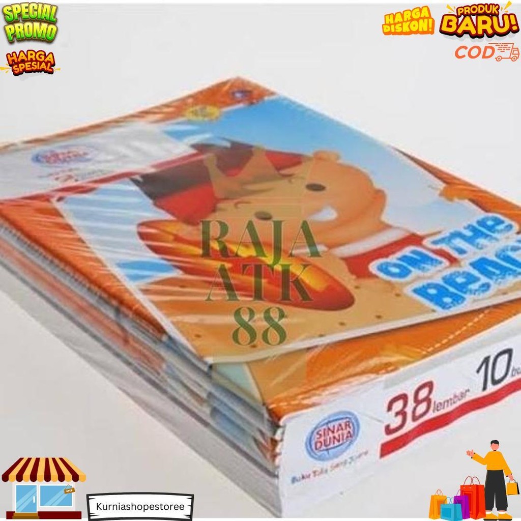 

Buku Tulis Sidu Sinar Dunia 38 Lembar 1 Pack Isi 10 Buku Murah D Terlaris