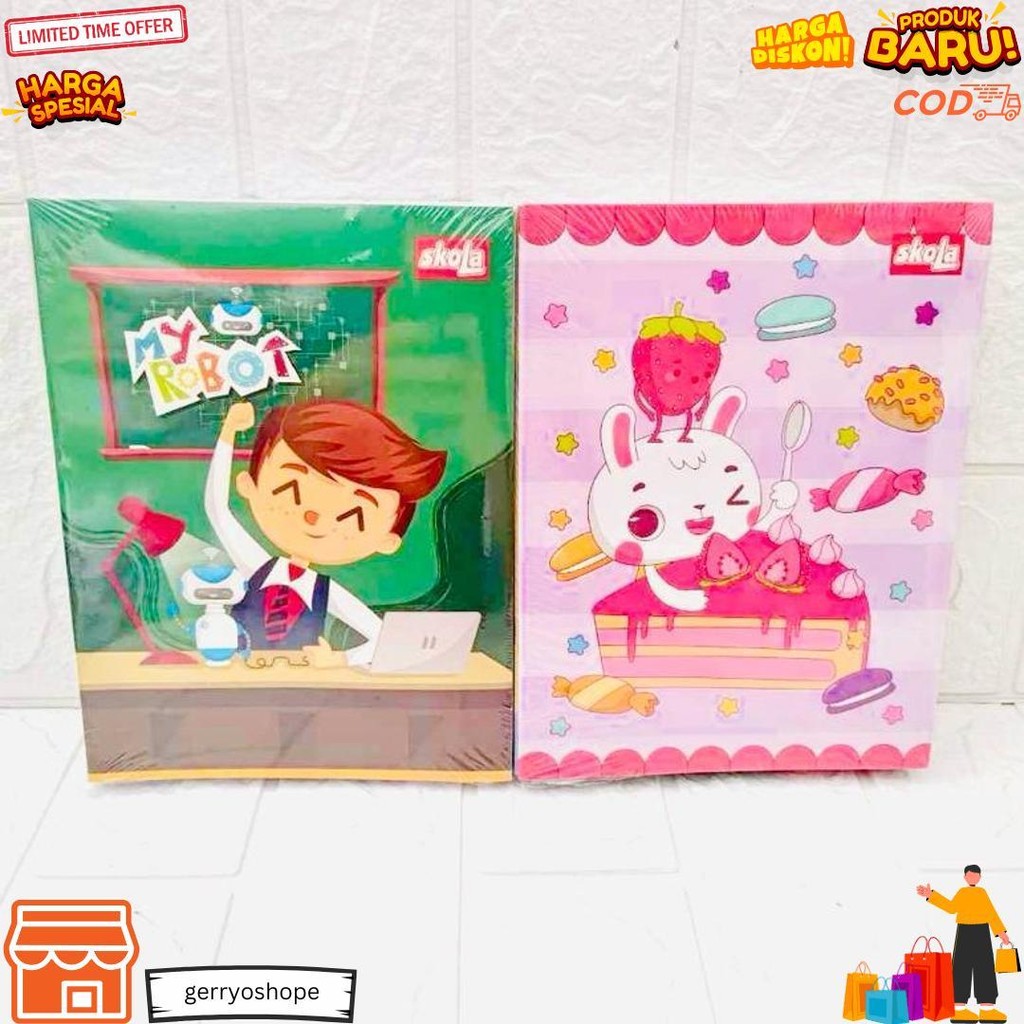 

(1 Pack) Buku Tulis Skola 38 Sinar Dunia / Skola 10X38 Lembar D Gratis Ongkir