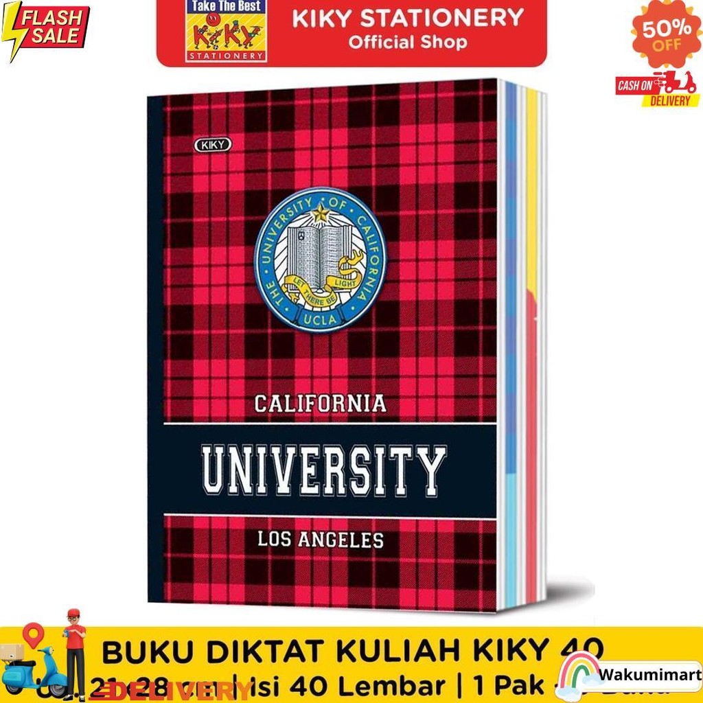 

Kiky Buku Diktat Kuliah 40 Lembar Uk. 21 X 28 Cm D Termurah