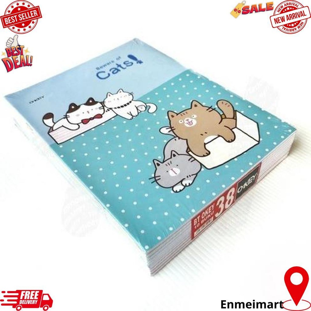 

Buku Tulis Okey Kiky 38 Lembar Random Cover - Jual (1 Pack = 10 Pcs) D Termurah
