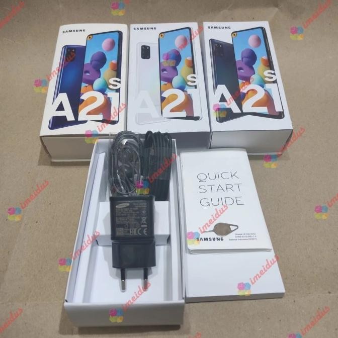 Box kotak dus Samsung A21s Full Set