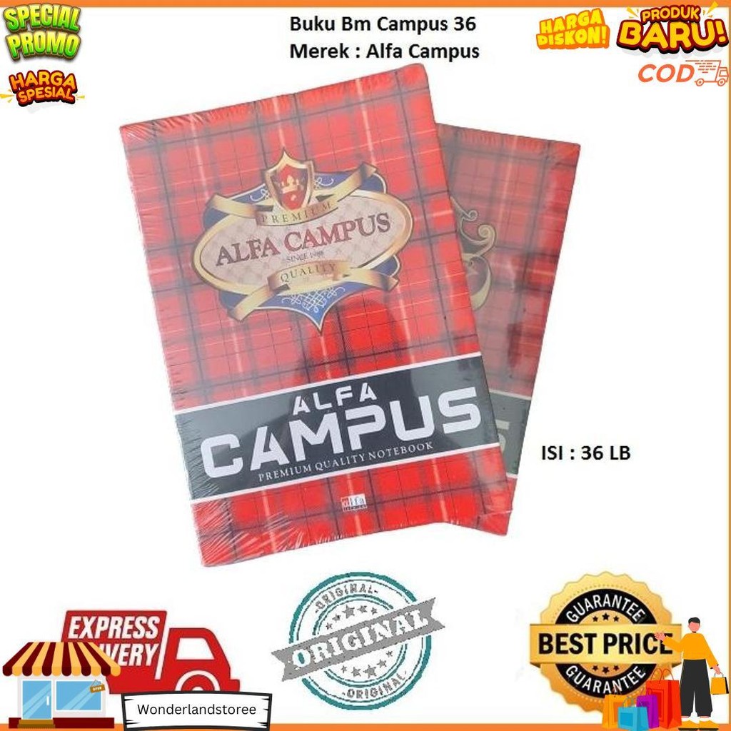 

Buku Tulis Bm Campus Boxy 36 D Cod