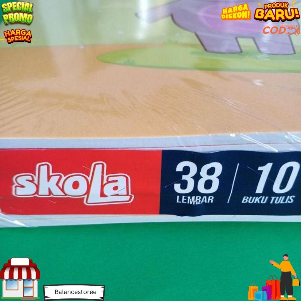 

Buku Tulis Skola 38 Lembar Per Pak Isi 10 Buku D Promo Puncak