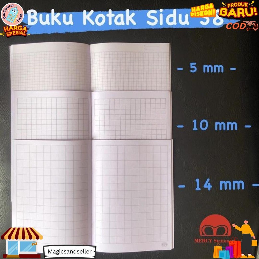 

Buku Tulis Garis Mandarin Kotak Besar Kotak Kecil Sidu Buku Kotak Matematika Strimin Sinar Dunia 38 Lembar Grosir Ecer D Terlaris