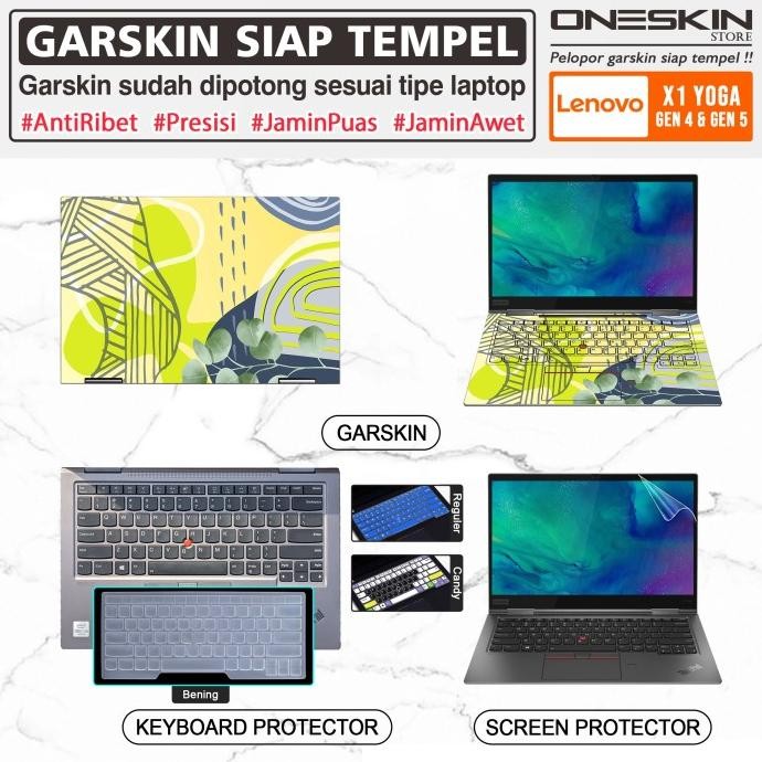 garskin laptop keyboard screen protector lenovo thinkpad x1 yoga gen 4