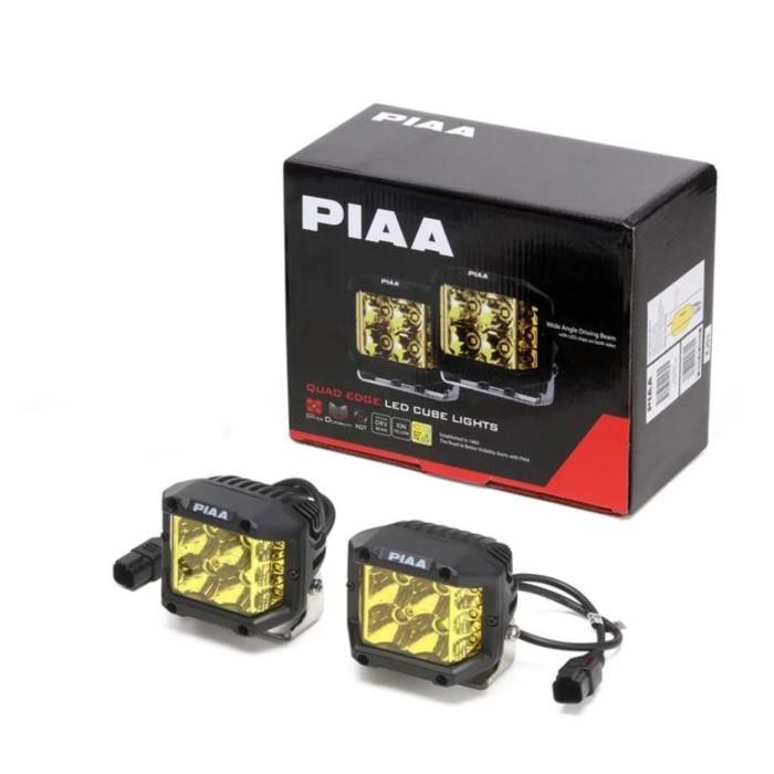 Piaa Quad Edge 4" Led Cube Lights Lampu Tembak / Sorot Mobil Original Dan Terpercaya