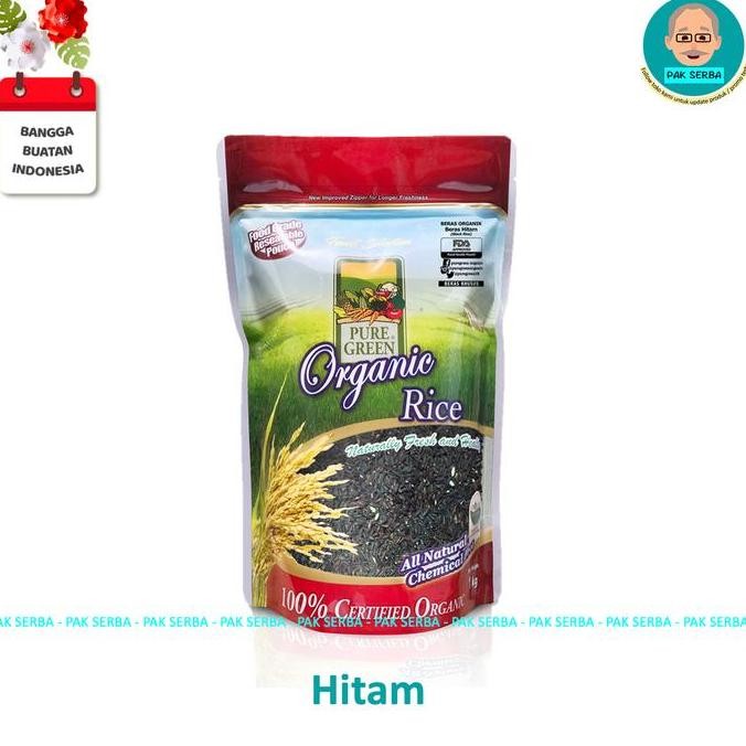 

Baru Beras Organik Pure Green Hitam Black Rice (1kg)