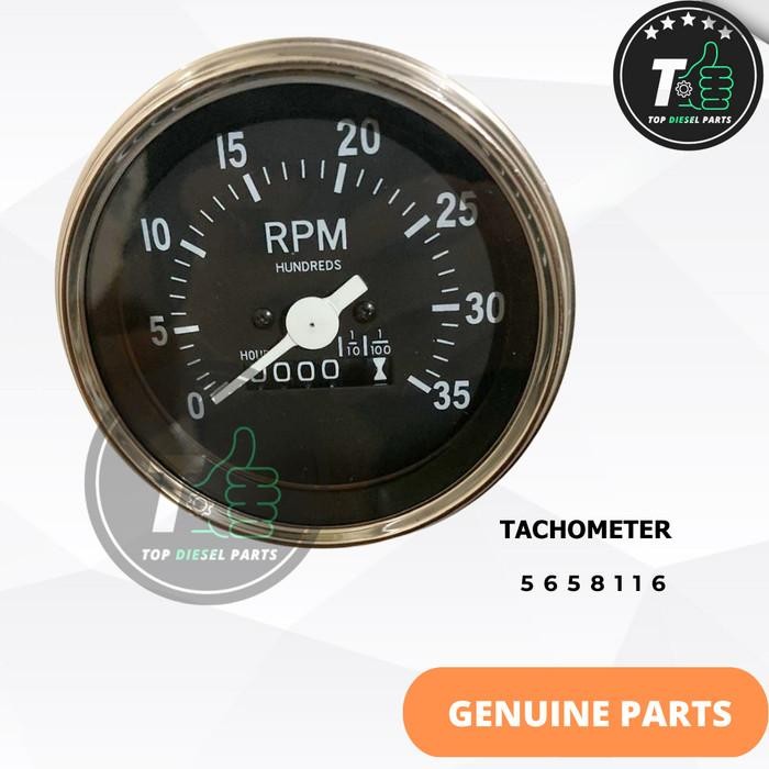 5658116 Tachometer Detroit Mtu Genuine Gauge Rh 1:1 Ratio 3500 Rpm Asli Original 05658116 Original D